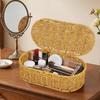 Dust-proof Imitation Rattan Storage Basket Large Capacity Sundries Storage Box  Bedroom