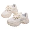 New Mesh Surface Platform Heightened Daddy Shoes Women's Spring Low-Top White Shoes Casual Shoes for Students