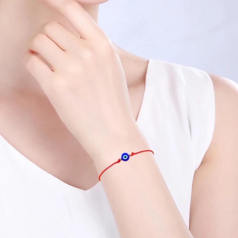 for Evil Eye Bracelets Red String Rope Braided Bracelets Handmand Lucky Bracelets for Women Couple Best