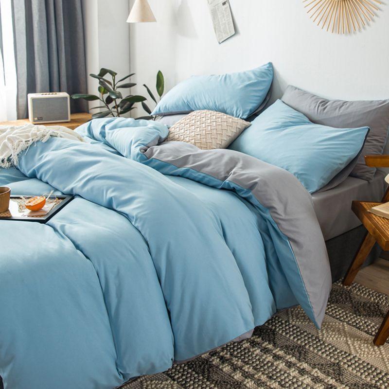 Duvet Cover Nordic Modern Fashion Washable Household Bedroom Dormitory Students Queen Bedding Skin-friendly Comfortable Textile
