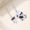 Neck jewelry hot-selling good friend girlfriend gift chain cute girl cow pendant necklace woman