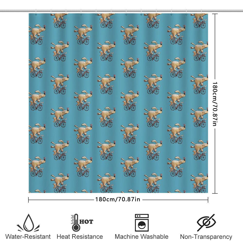 Bathroom Shower Curtain Farmhouse Animals Cow Pattern Waterproof Decor For Home Modern Farmhouse Shower Curtain Sets Vintage Cou