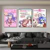 Anime Lucky Star Poster Fancy Poster Sticky Wall Art Printing Waterproof Home Living Bed Room Bar Aesthetic Decor