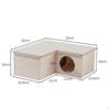 Hamster House Toy Interesting Habitat Decor Tunnel Exploring Multi Chamber for Gerbils