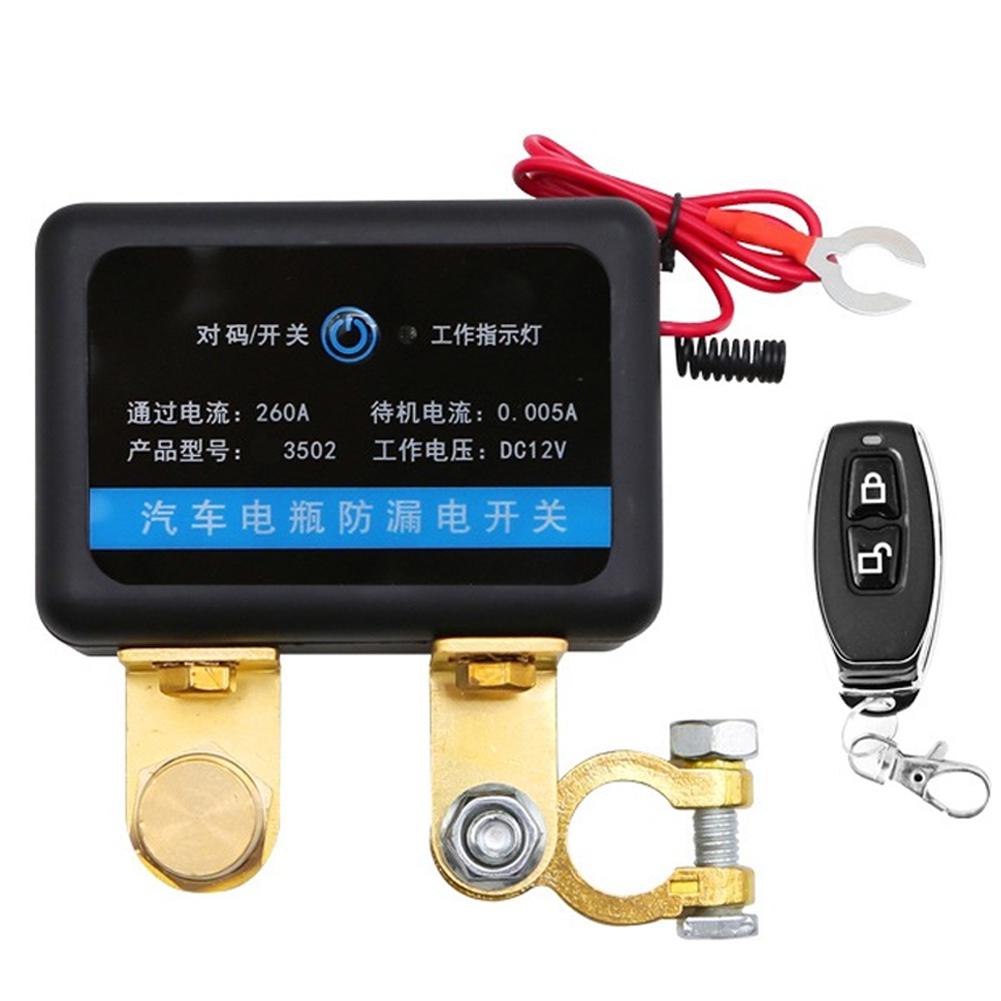 12V Car Smart Remote Battery Disconnect Switch with Wireless Remote for Car Truck SUV Under 1.5L-3.0L Power Off Isolator