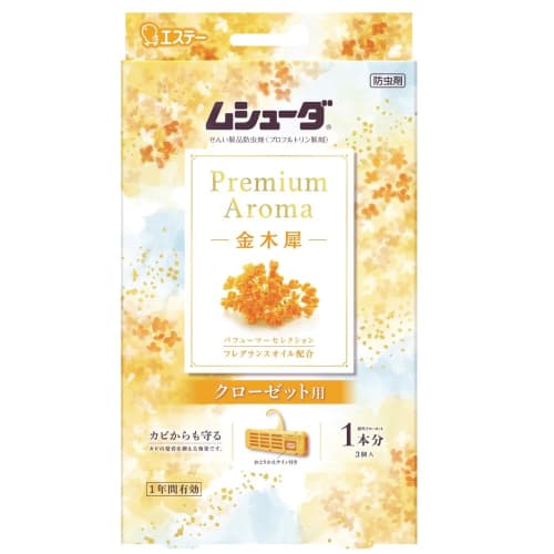

S.T. Mushuda Premium Aroma for Closets, Osmanthus, 3 Count