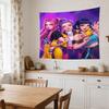 Language Adventure Decorative Wall-Hanging Tapestry, Home Ornament for Living Room,Dorm and Fan Parties,Multi-style,celebrities,cartoons,music,sports 