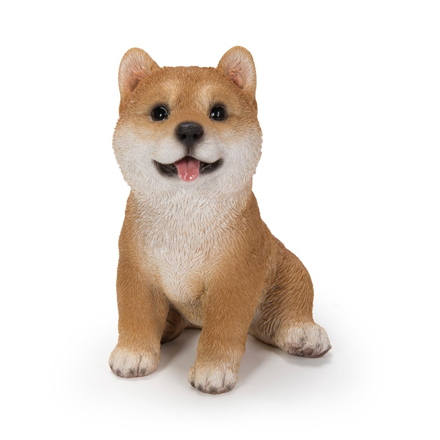 

Ubia Sitting Shiba Inu x x Doll Figurine Ornament Animal Garden Decoration Dog H21415 Left-Facing (9 6.8 9.5 cm)