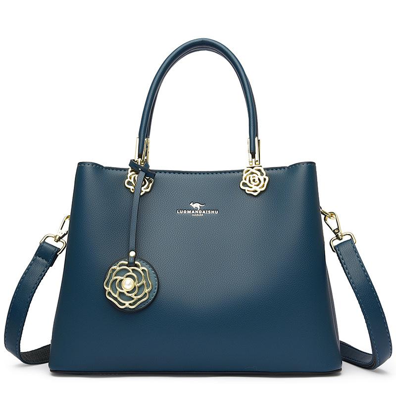 

Жіноча сумка модна сумка для мами на плече через плече портативна сумка-тоут проста повсякденна жіноча сумка синій