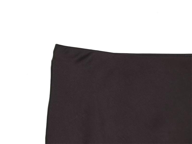 Elegant Silk Satin Skirt - Women's European & American Style