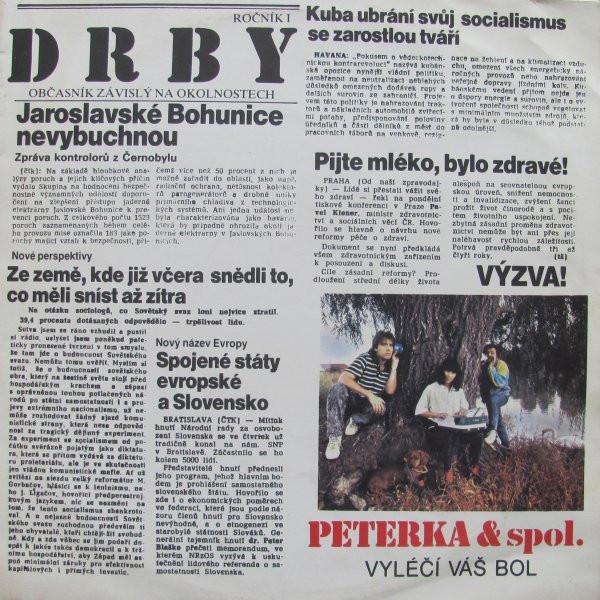 

LP Record PETERKA A SPOL. - Drby PR00051311 P&R 1991 Czech Repu Pop Used