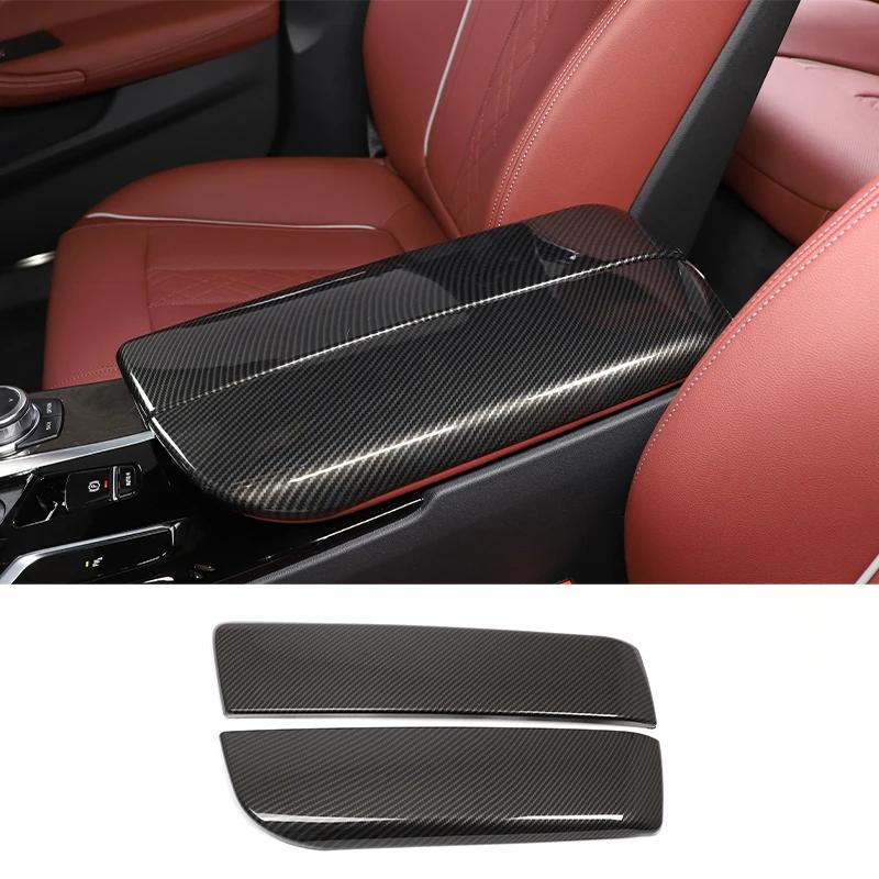 For BMW 5 Series G30 2018-,Steering Wheel,Dashboard,Console Gear Shifter,Panel Sticker,Car Interior Carbon Fiber Trim Cover