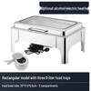Stainless Steel Electric Buffet Warmer with Visible Hydraulic Heating for Hotel Restaurants