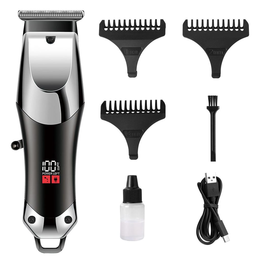 Rechargeable Multi-Function LCD Display Electric Hair Clippers & Razor