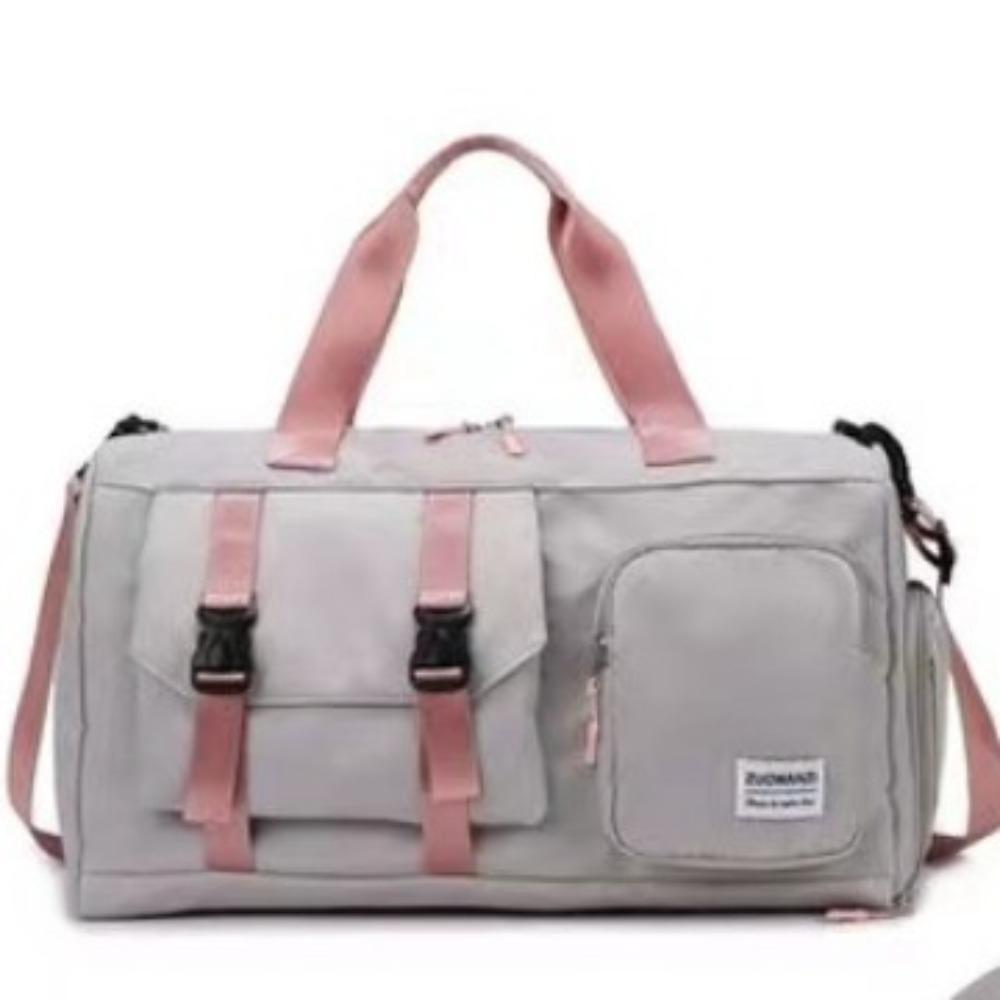 Stylish and simple large-capacity portable fitness bag storage travel shoulder travel bag dry and wet separation swimming yoga bag