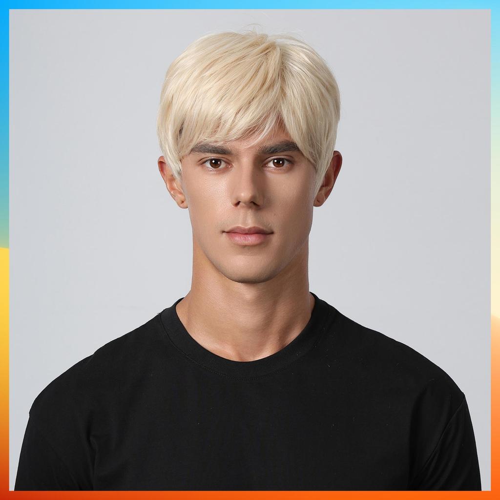 5 Farben Europäische Mode Perücke Hochwertige Kurze Perücke Für Männer