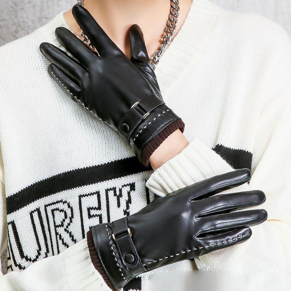 Full Finger Touch Screen Gloves Touchable Screen Driving Mittens Cycling Driving