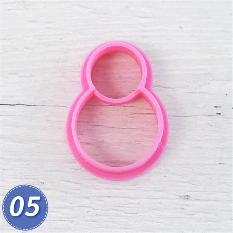 22 PCS Christmas Cookie Cutters Biscuit Cutter Multi Shapes Cookie Moulds PP Material Biscuit Mold Baking Accessories