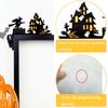 Decorative Wooden Halloween Door And Window Frames With Spooky Themed Designs