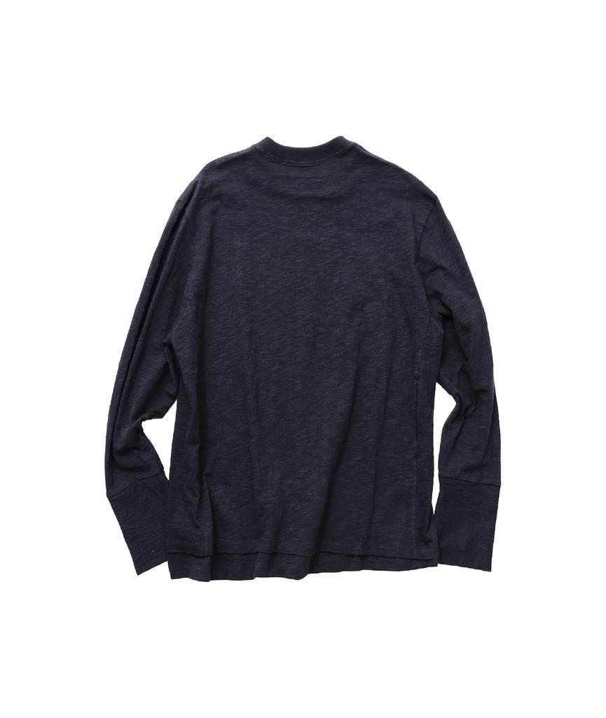 999Hyumeoniti Layered Long Sleeve Tee (Dark Navy)