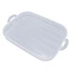 4 Layer Dumpling Storage Box with Lid Double Buckle Sealing Stackable Food Container for Kitchen Ref