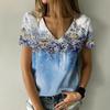 Summer T-shirt for Women Tops Women T-shirt Flower 3D Print Child Adult T-shirt Fashion Short Sleeve Casual Female Clothing