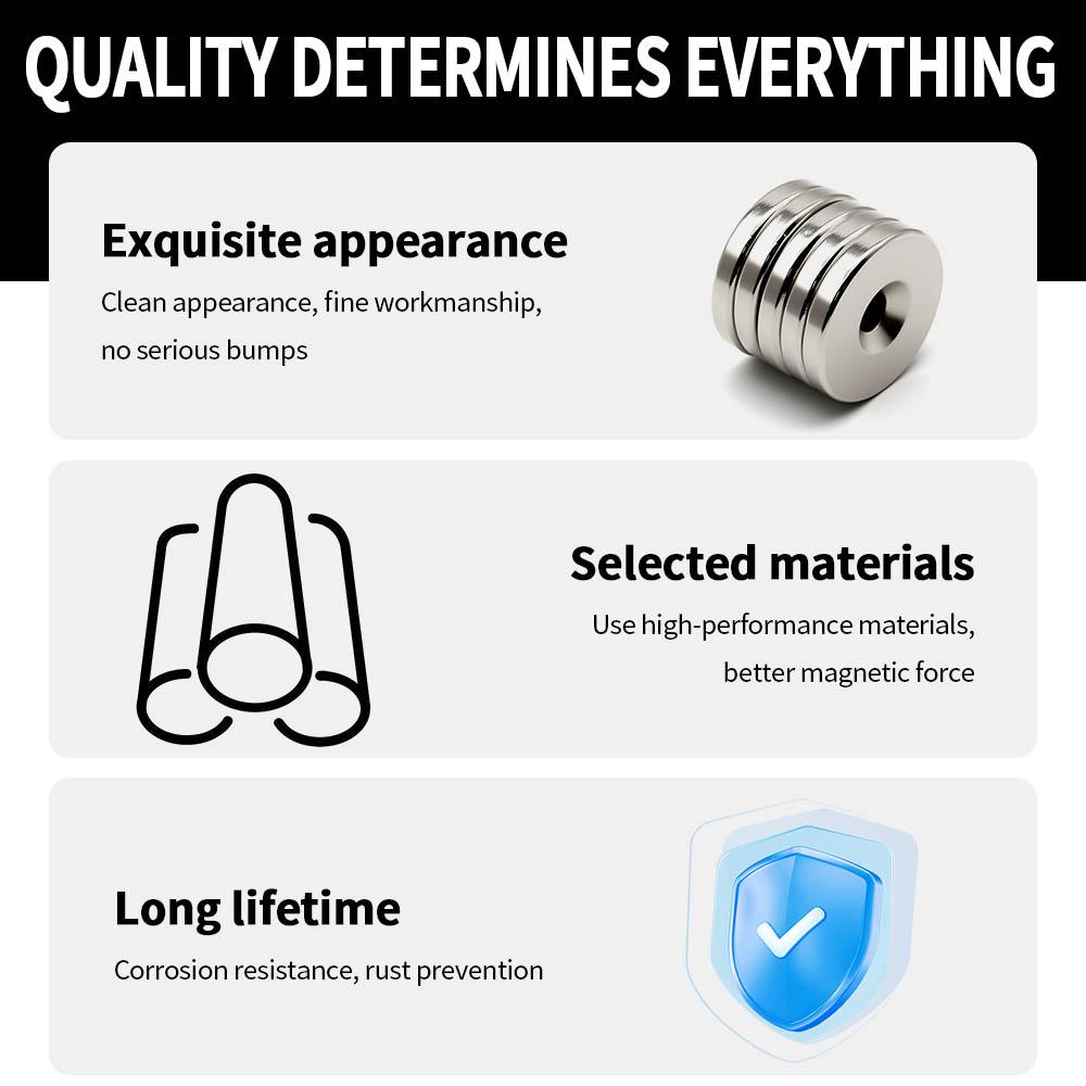 30x5-6mm Powerful Neodymium Magnet with Holes N35 NdfeB Permanent Magnetic Imanes Round Super Strong Fridge Magnets DIY