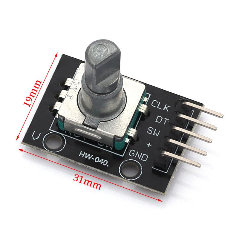 Stlxy KY-040 360 Degrees Rotary Encoder Module For Arduino Brick Sensor Switch Development Board With Pins