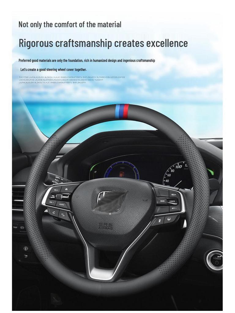 Universaalne auto roolikate - Mitte-ehtsast nahast, libisemiskindel, higi imav, süsinikkiust nahk, klassikaline stiil, igahooajaline kaitse.