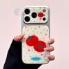 Personalized Polka Dot Tomato Blue Light Is Suitable for Apple 11/11Pro Mobile Phone Case IP11 Two-in-one Large Window 11 Fine Hole