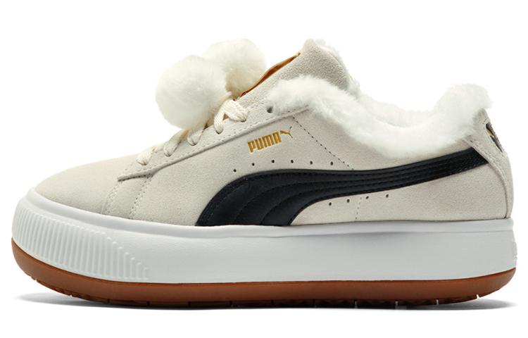 Puma Wmns Suede Mayu Fur - Whisper White Black 35.5