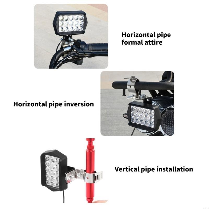 Y4UA Upgrades Handlebar Extension Bracket High Strength Metal Handlebar Expansion Simple Installation for Motorcycles