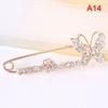 Women Brooches Scarf Bling Bling   Flower Brooch Pins