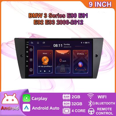 Wireless Android Auto Stereo Radio Carplay Für BMW 3 Serie E90 E91 E92 E93 2006-2012 Multimedia Video Player GPS Navigation WIFI 2 + 32GB