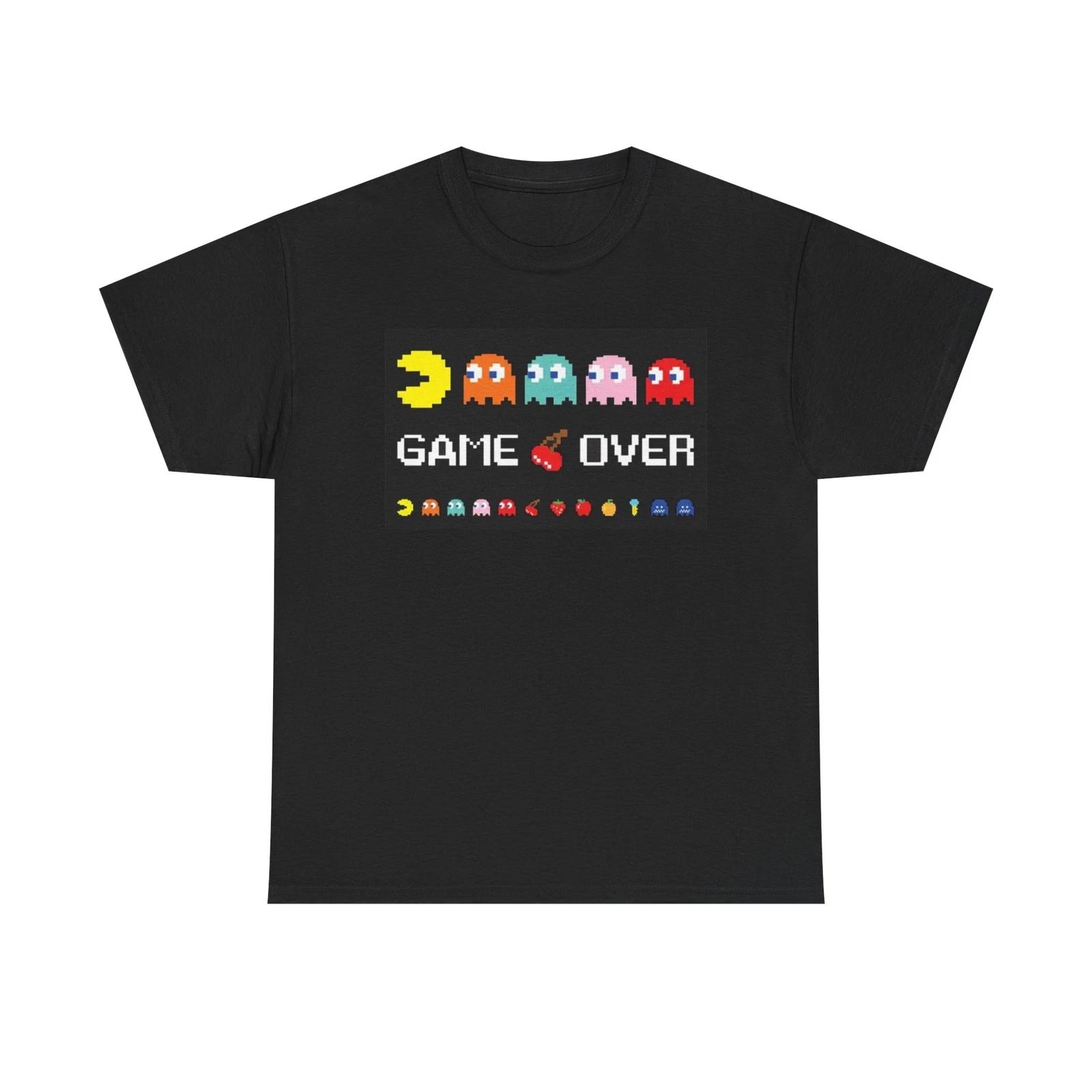 Men s and Women s T-shirts Game Over Pacman XL