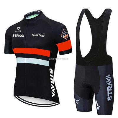 STRAVA Nový cyklistický oblek, Krátký dres s ramínky, Cyklistický oblek, Cyklistický oblek.