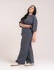 Women' Wide Leg Pants High Waist Comfortable Elegant Casual Moraj Graphite