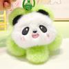 Fun Soft Plush Panda Head Keychain Ideal For Keyrings And Bag Accessories For Kids
