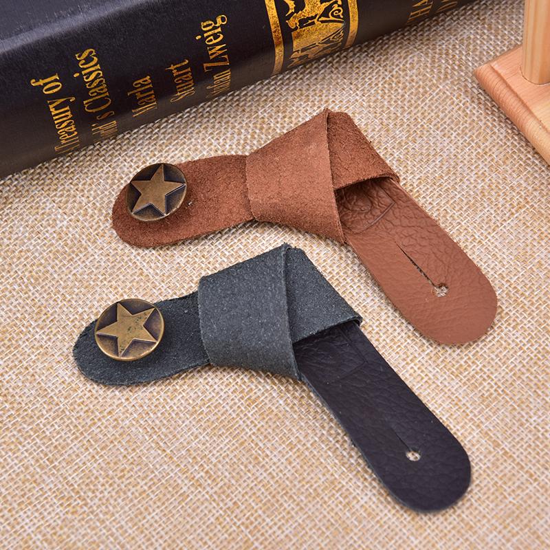 Akustik Gitar Askı Düğmesi Tutucu - Akustik Gitar İçin Deri Askı Kancası