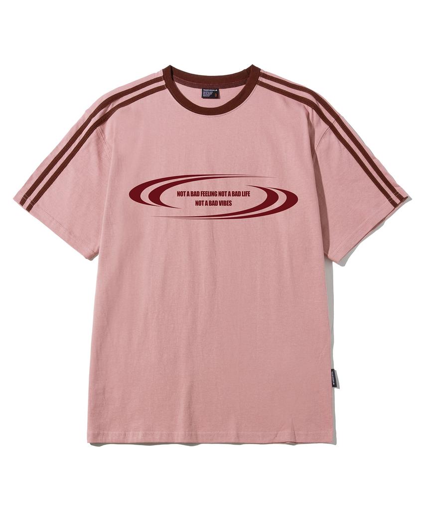 ELIMENO El Not Bad Track Line Short Sleeve T-Shirt 5 Colors (Type B)