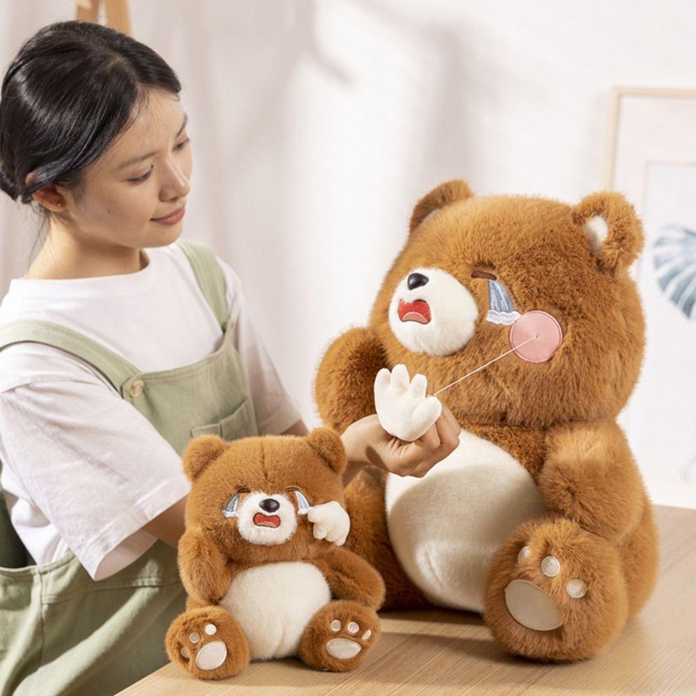 Fluffy Cry Bear Stuffed Soft Dolls PP Cotton Animals Stuffed Doll Bear Plush Toys  Birthday Parties
