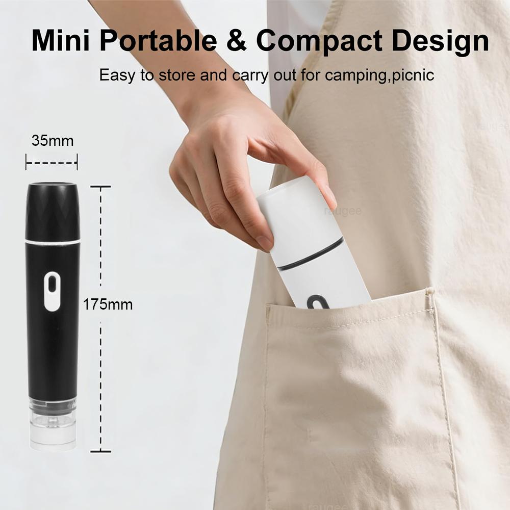 Air Vacuum Sealer Pump Automatic Food Sealing Pump USB Rechargeable Sealer Pump For Food Handheld Dry/wet Food Sealer Pump