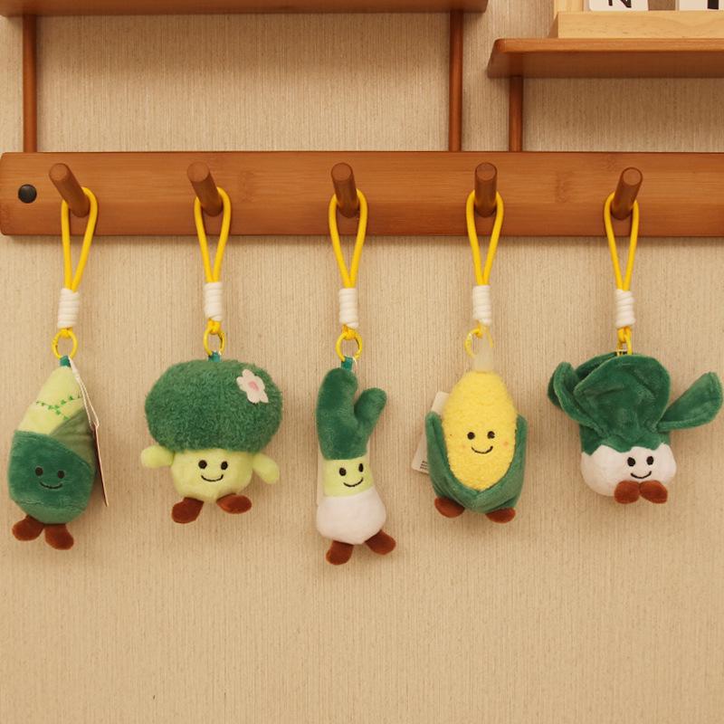 

4-inch Creative Cartoon Plush Doll Keychain - Cute Claw Machine Toy & Gift for Girls 4 inch Common Chain