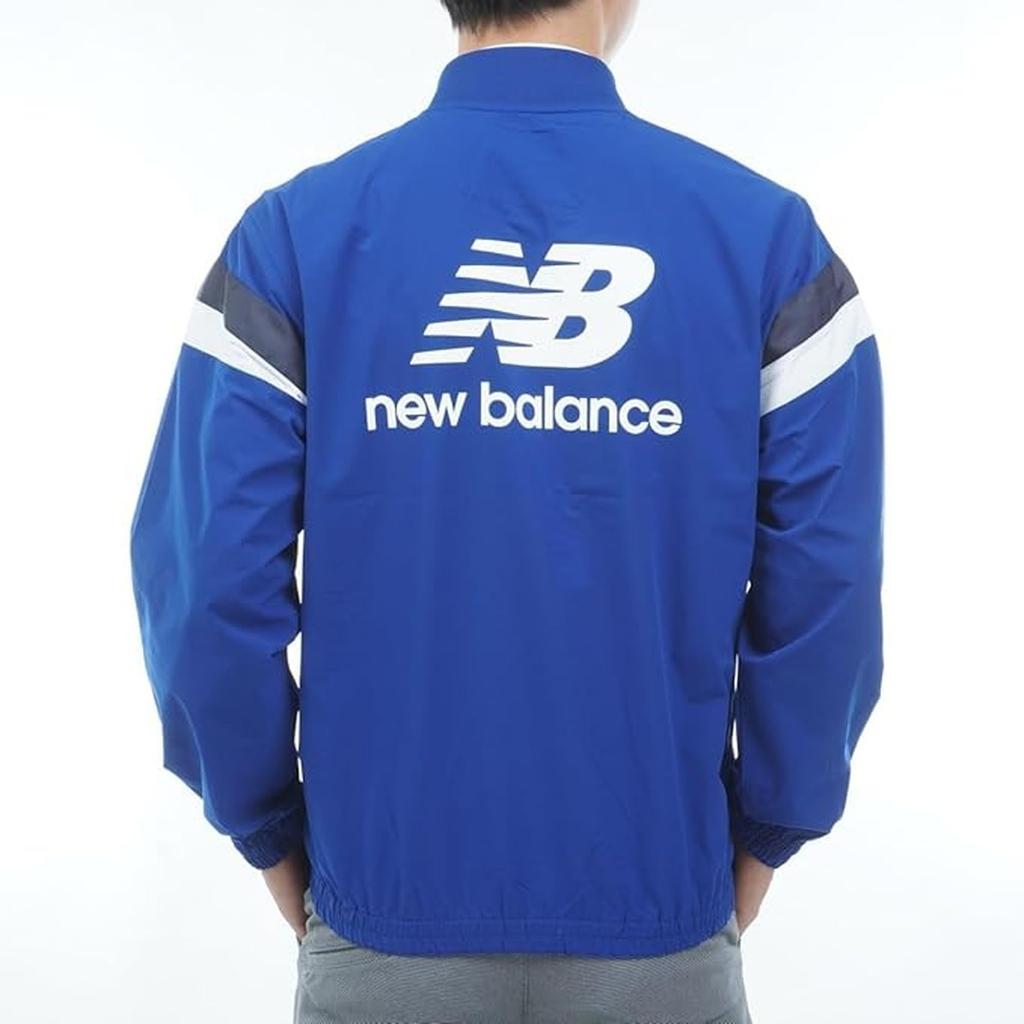 Golf Blouson Merk 4 [New Balance] Waterafstotend Volledige Rits (Rekbaar, Logo) / Heren / 012-6120002 112_Blauw [M]
