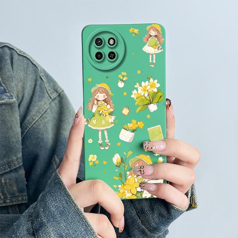 For Itel S23 Phone Case S665L Cover Soft Silicone Cute Panda Flower Boys Girls Painted Shell Cartoon Funda Protect Casing Coque