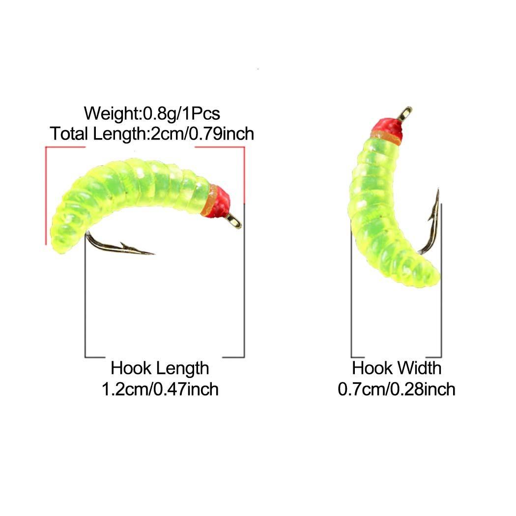 5шт мягкие приманки черви рыболовные приманки океанская речная рыбалка 5Pcs бежевый — фото 4