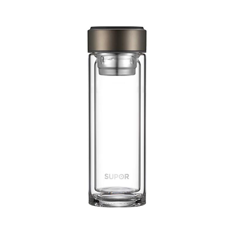 SUPOR 330ml Double-Wall Glass Tea Tumbler