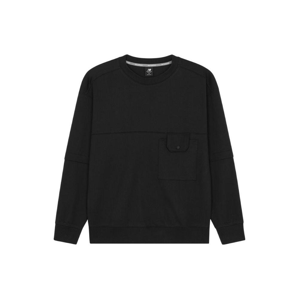 New Balance Casual Lifestyle Sweatshirt Asia Sizing  Black  Men s AMT21369-BK S