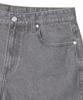 Nomaenyueol Straight Wide Denim Pants - Gray