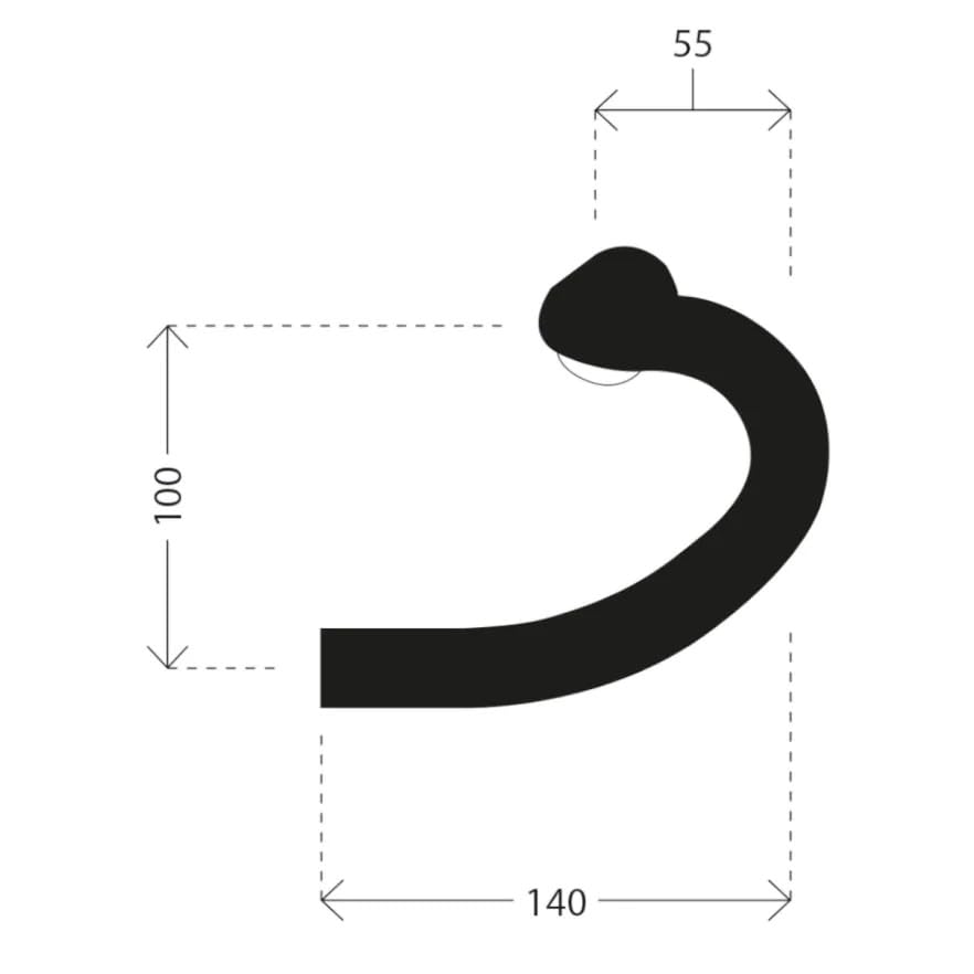 DEDA GERA ALLOY POB Drop Handlebar Medium 31.7/440